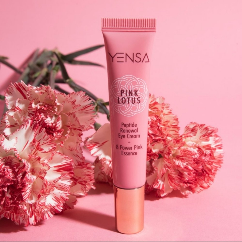NEW FULL SIZE Yensa Pink Lotus Peptide Renewal Eye Cream